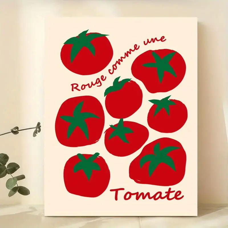 Art Craft Kitchen - Moderno colorido vermelho tomates arte da