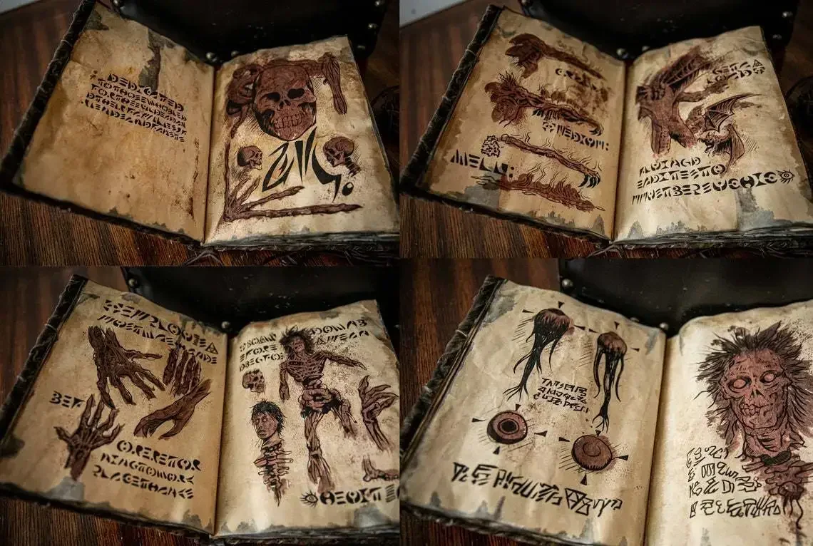 Art Craft Book - Necronomicon Vintage - Livro de Mágica