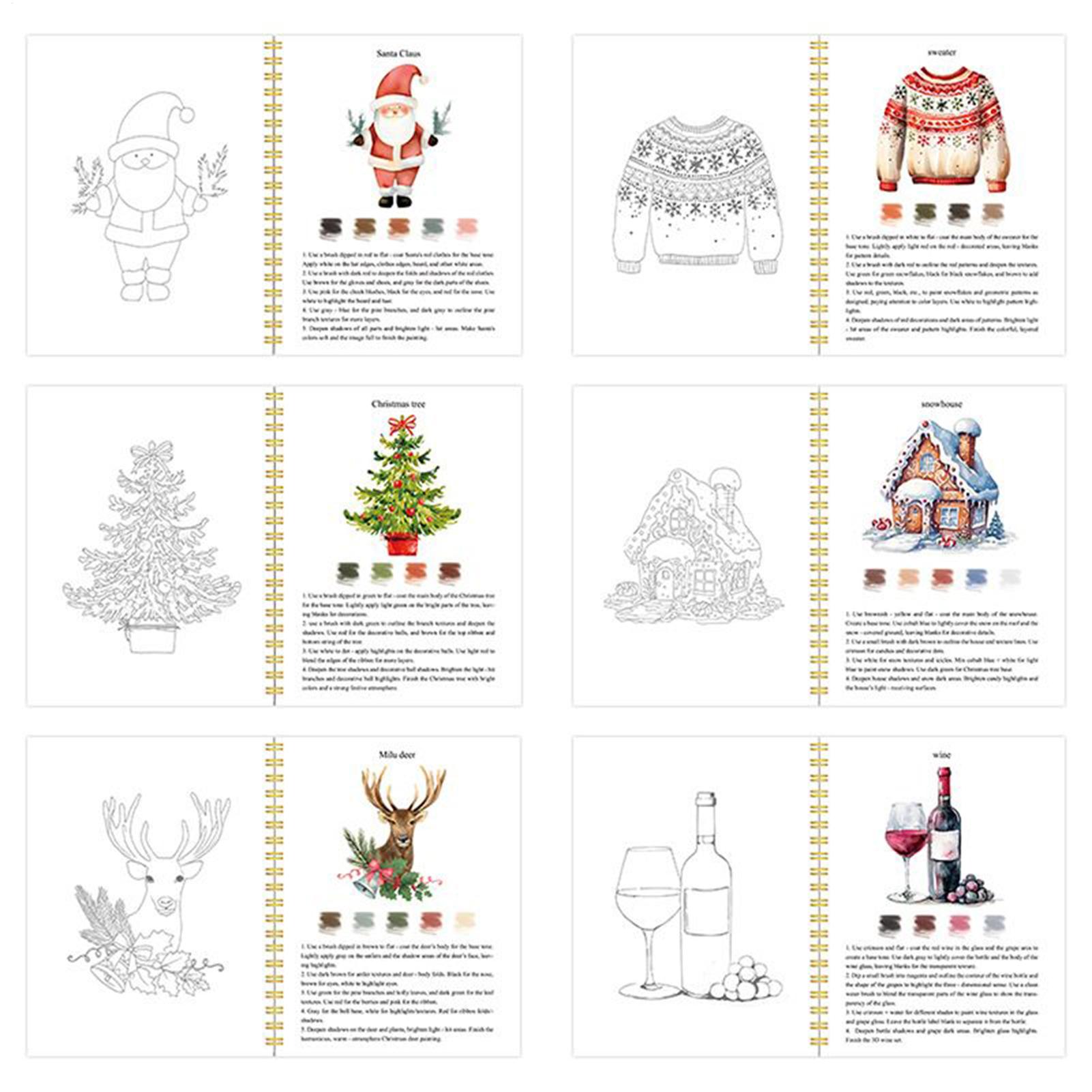 Art Craft Book - Livro de trabalho aquarela para iniciantes,