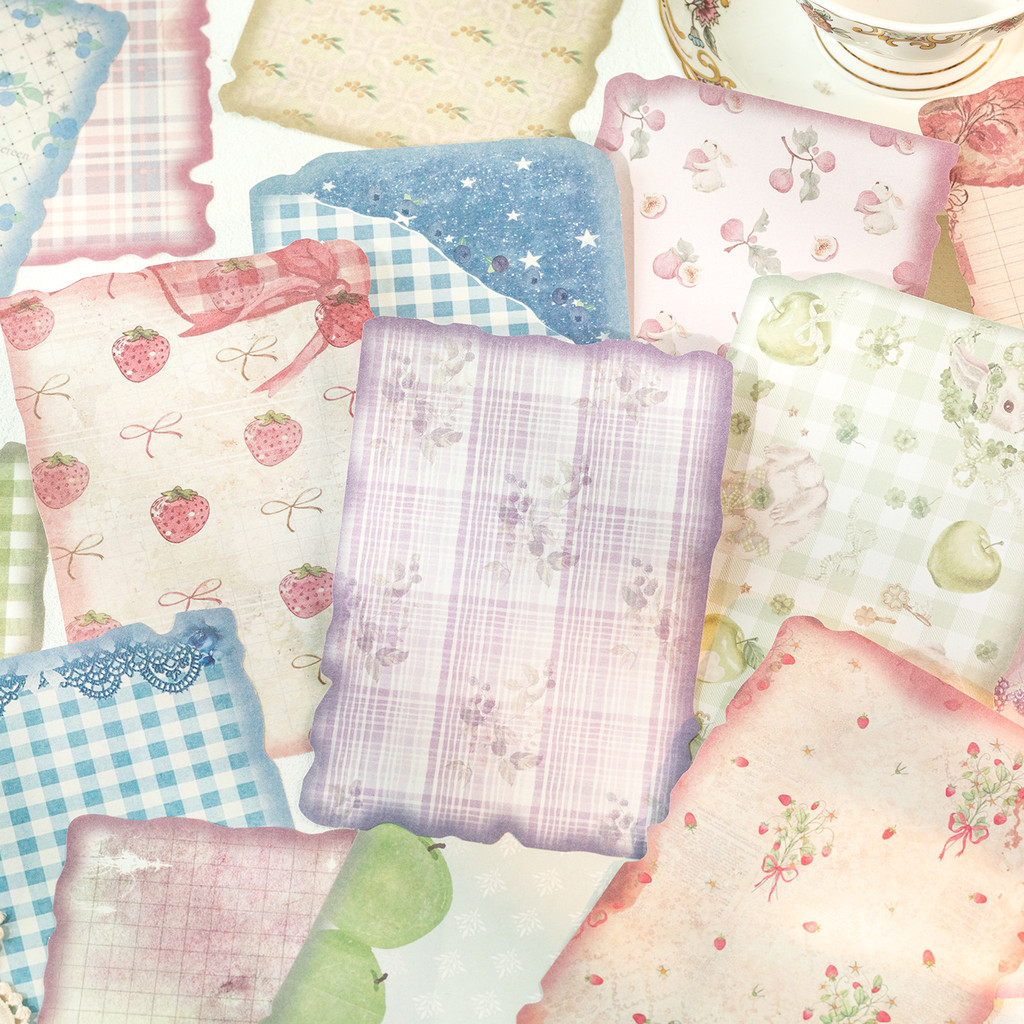 Art Craft Journals - 30 Folhas de Papel Vintage para
