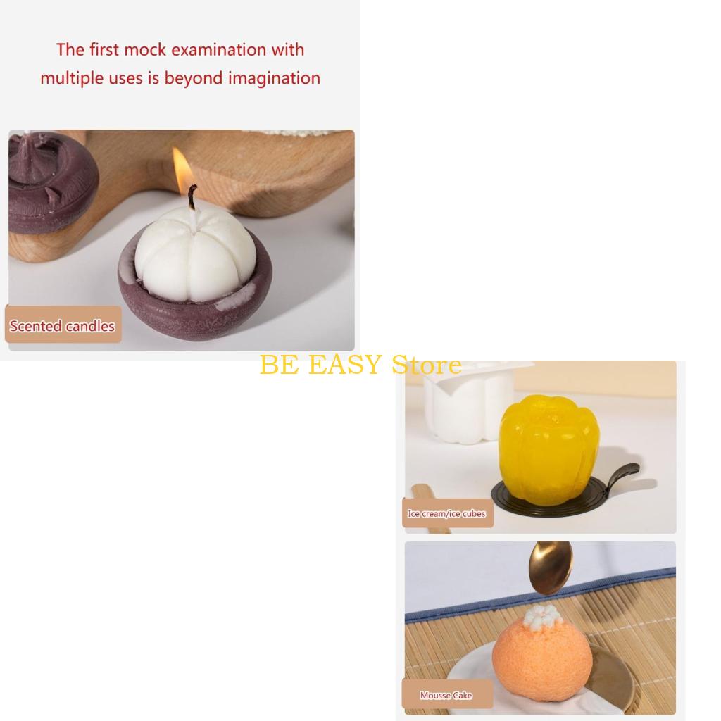 Art Craft Vegetables - E28F Resina DIY Vela Silicone Molde