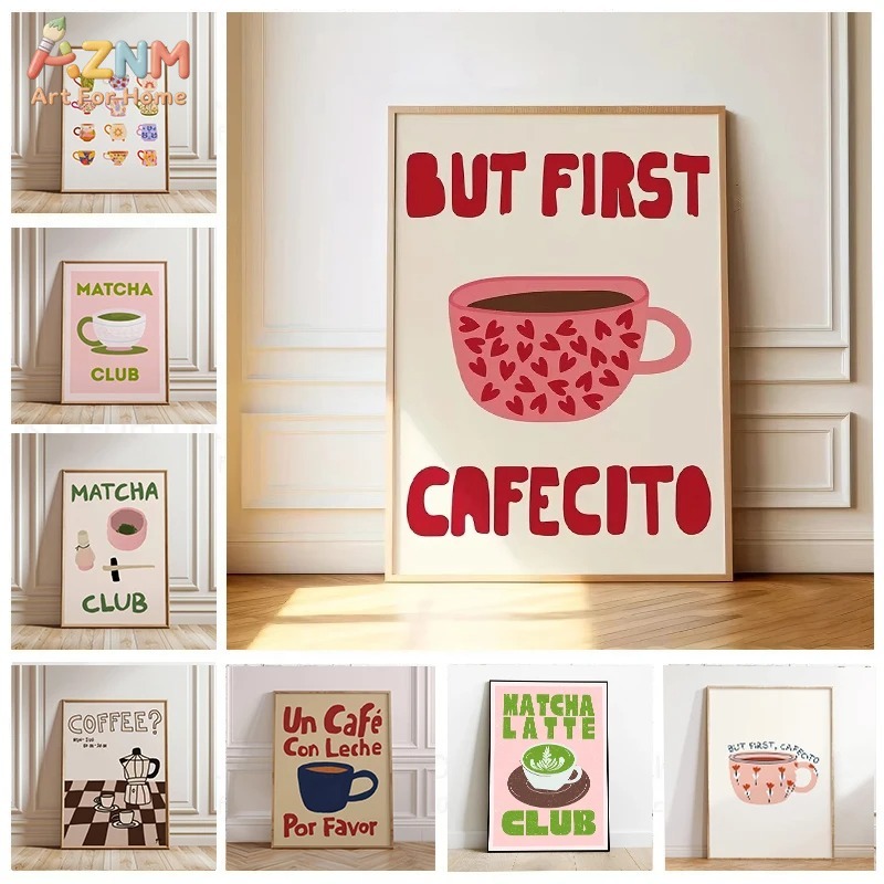 Art Craft Kitchen - Mas Primeiro, Cafecito Coffee Matcha: Arte