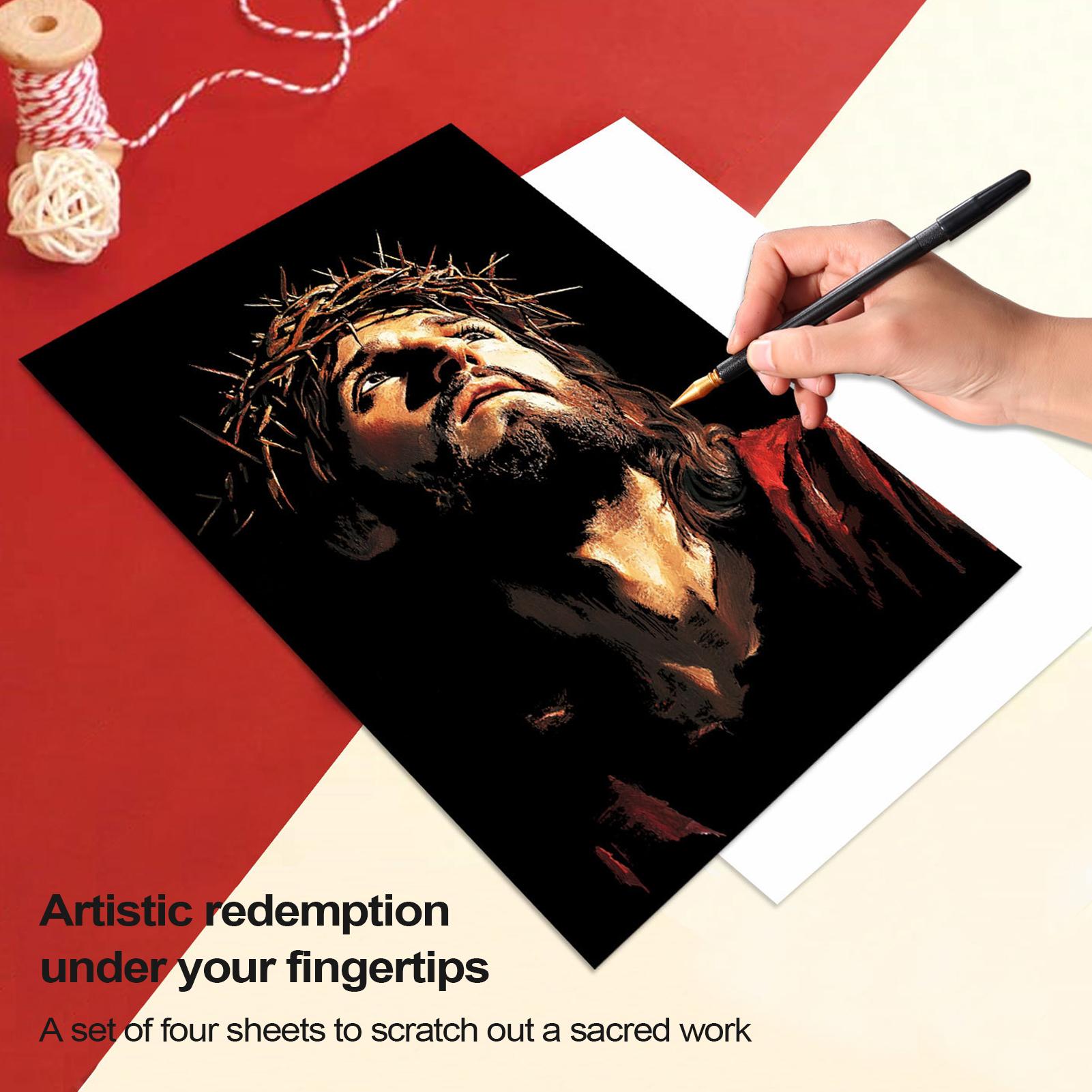 Livro de riscos jesus pintura  - Art Craft Book avaliação e preço