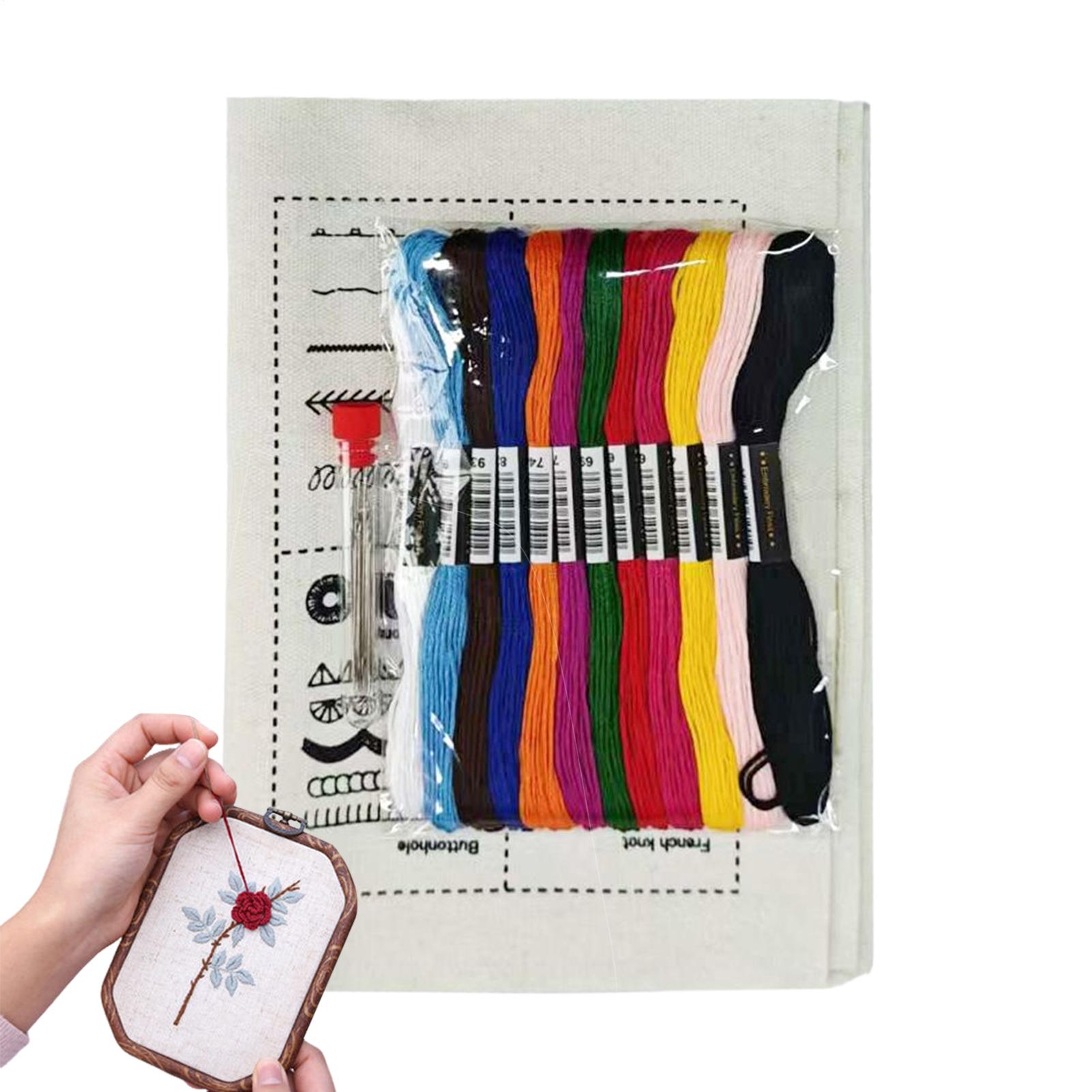 Diy bordado agulha linha livro - Art Craft Book avaliação e preço