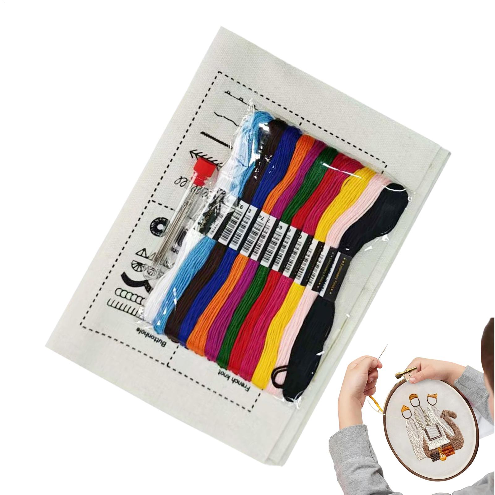 Diy bordado agulha linha livro - Art Craft Book avaliação e preço