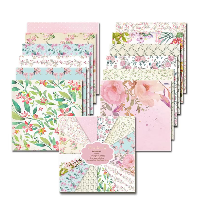 24 folhas 30x30cm bloco de pap - Art Craft Journals avaliação e preço