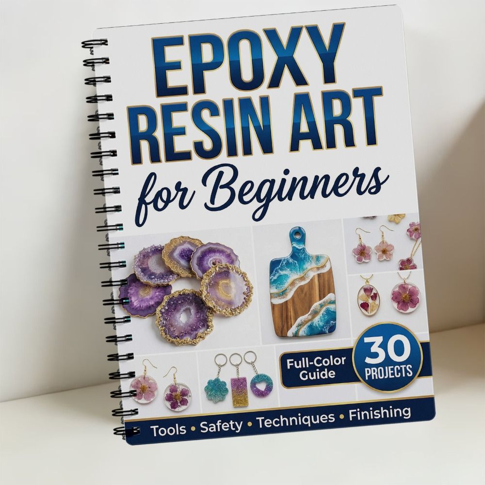 Manual de Arte em Resina Epóxi - Art Craft Book avaliação e preço