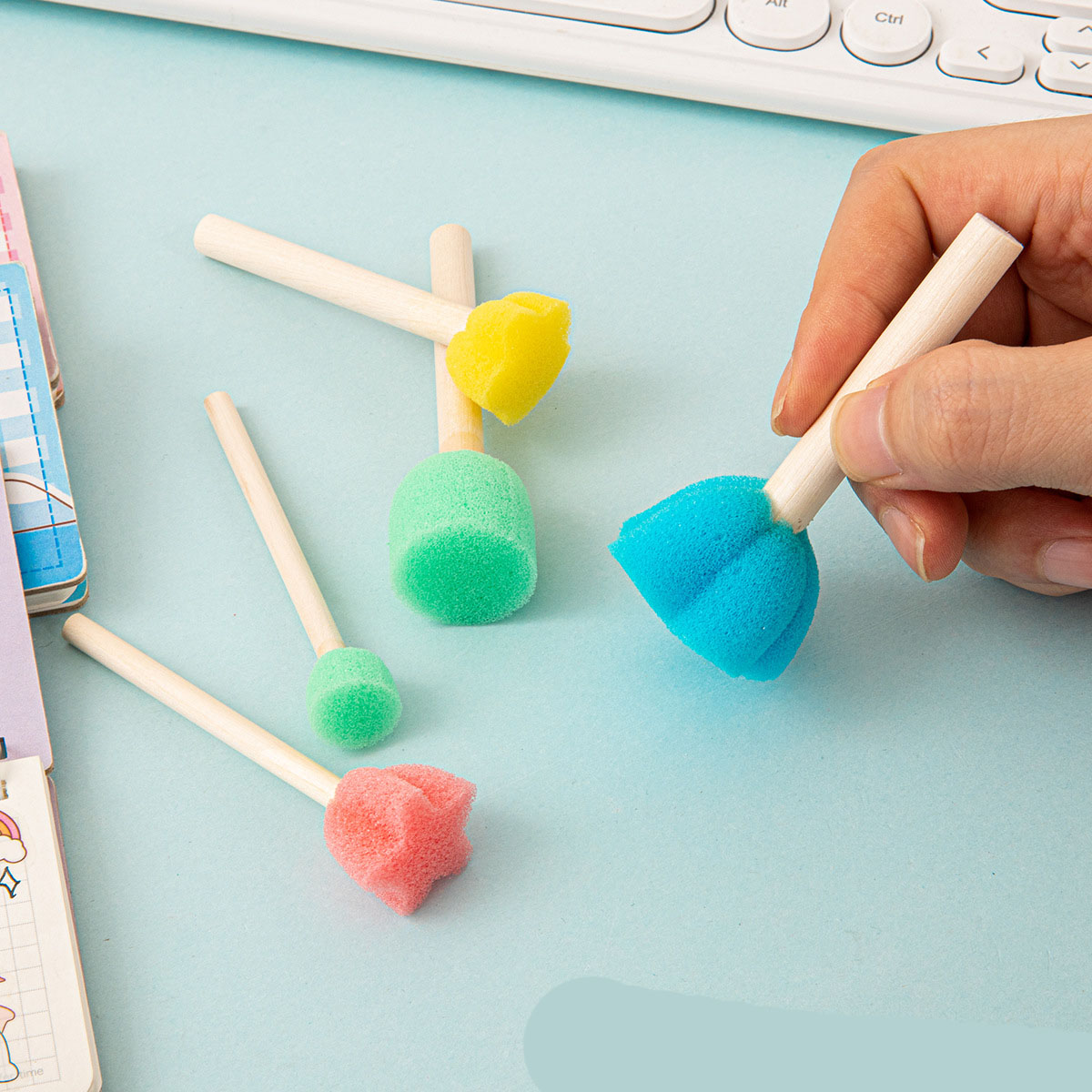 10PCS Esponjas para Pintura em - Art And Craft With Paint avaliação e preço