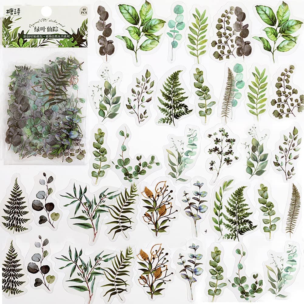 40 pçs scrapbook adesivos pet  - Art Craft Journals avaliação e preço