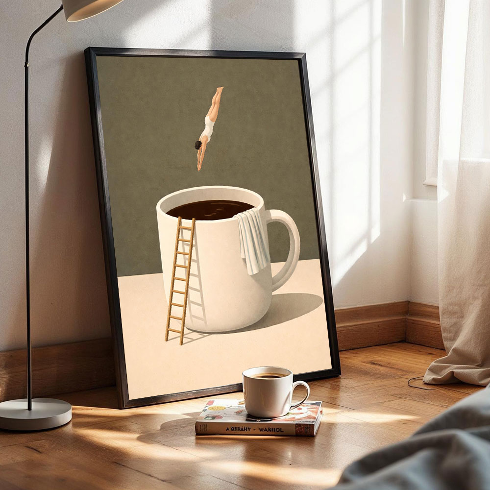 1 peça de Pôster sem moldura,  - Art Craft Kitchen avaliação e preço