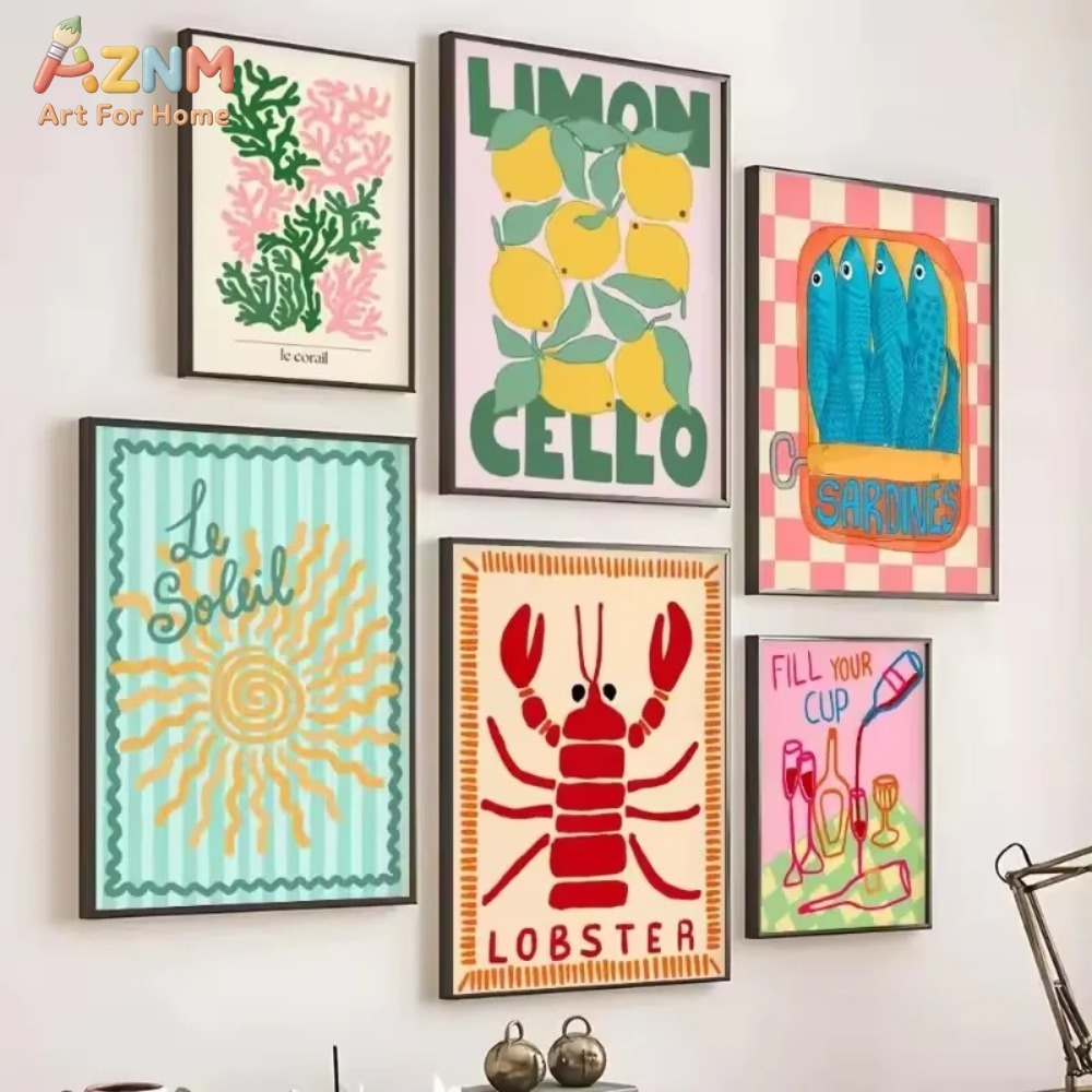 AZNM Quadro Decorativo de Pare - Art Craft Kitchen avaliação e preço