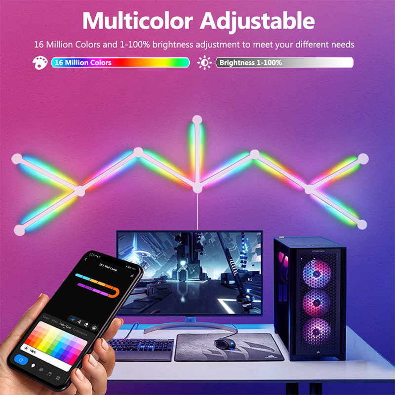 Lâmpada de parede rgb intelige - Art Craft Games avaliação e preço