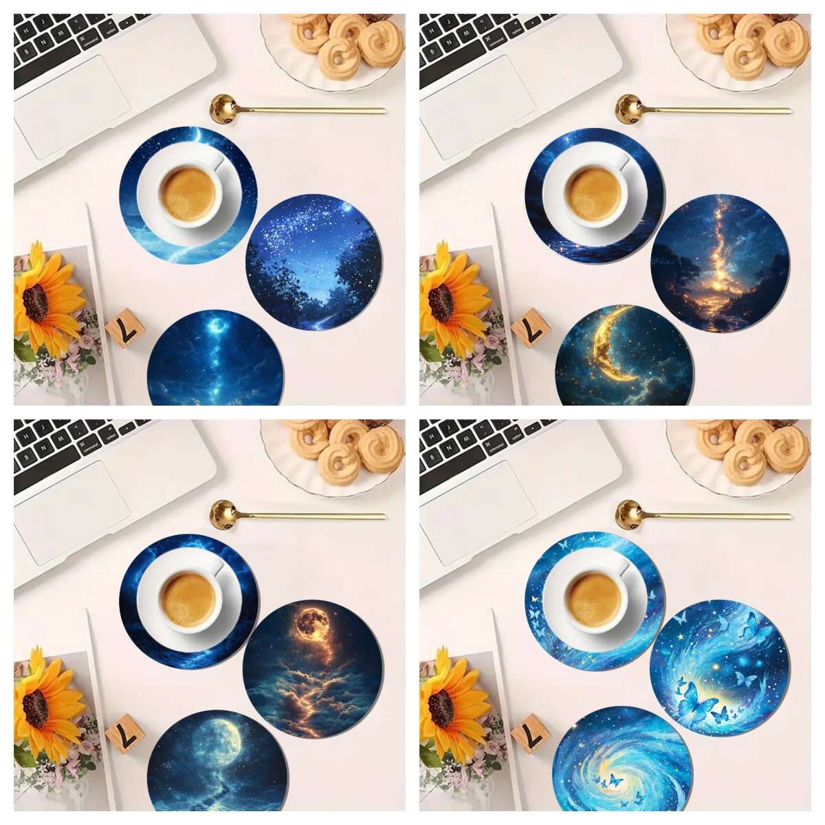 Conjunto de 4 Porta-Copos Colo - Art Craft Kitchen avaliação e preço