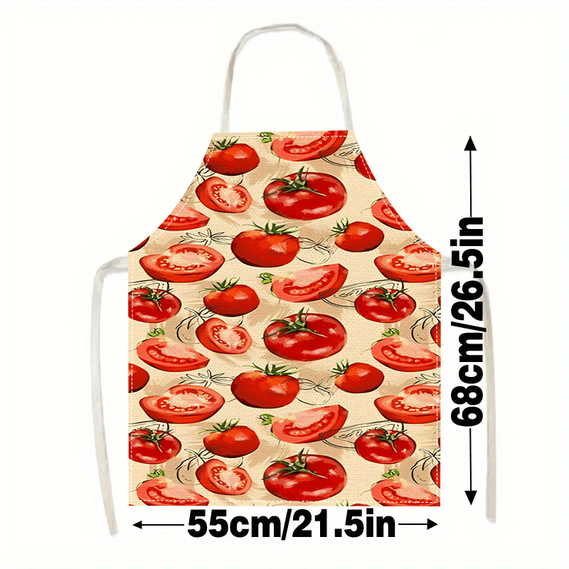 1 Avental de Cozinha Vermelho  - Art Craft Vegetables avaliação e preço