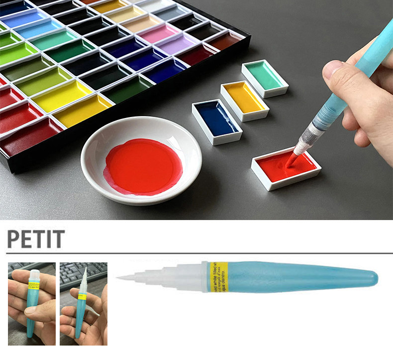 Caneta Pincel Japonesa Kuretak - Watercolor Brush Pen avaliação e preço