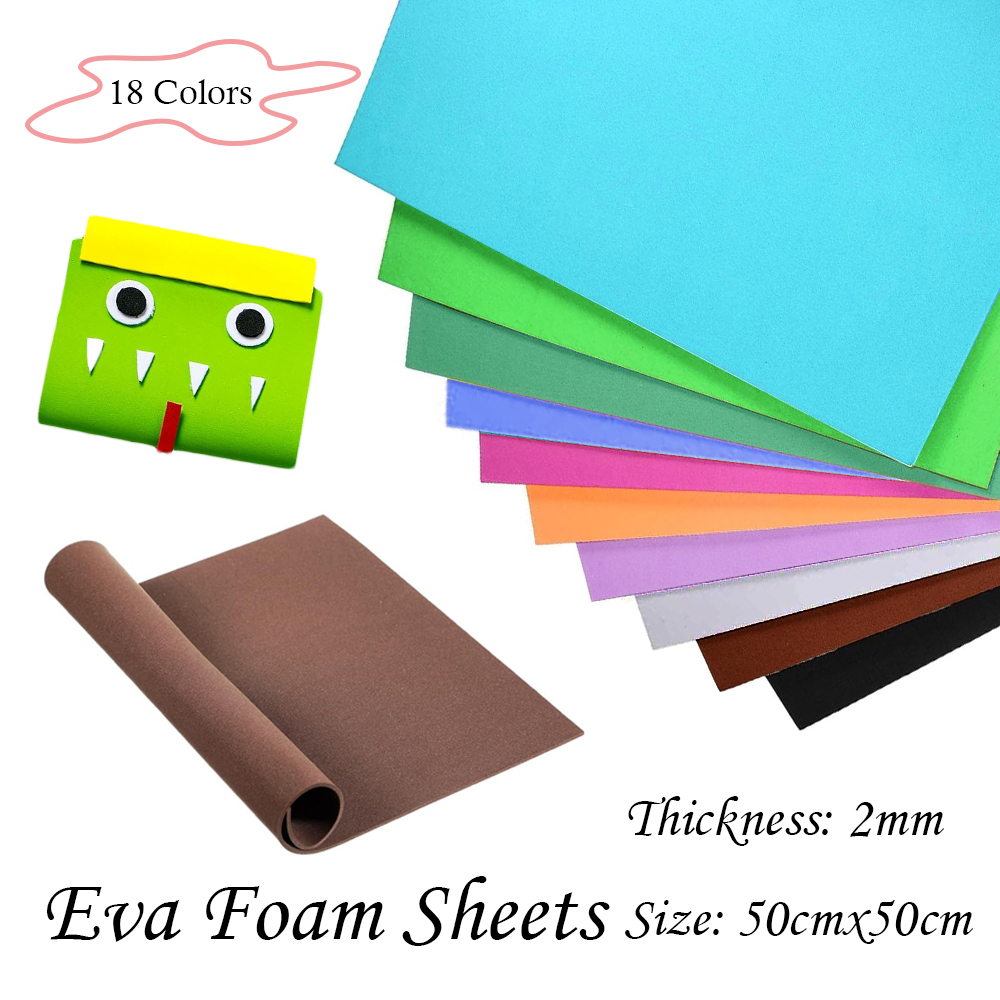 18 cores 2mm de espessura folh - Art Craft Birthday Party avaliação e preço