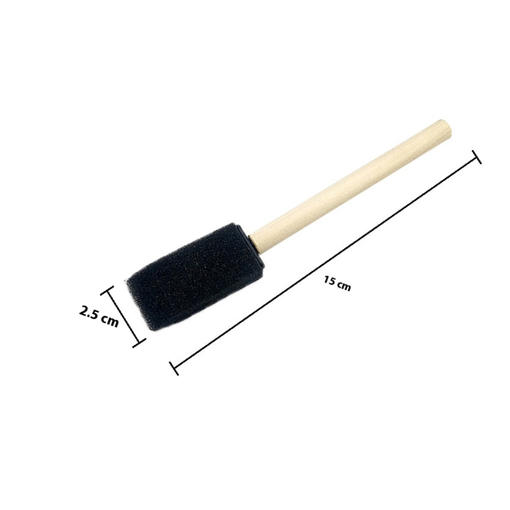 10 Pincéis de Esponja com Cabo - Art And Craft With Paint avaliação e preço