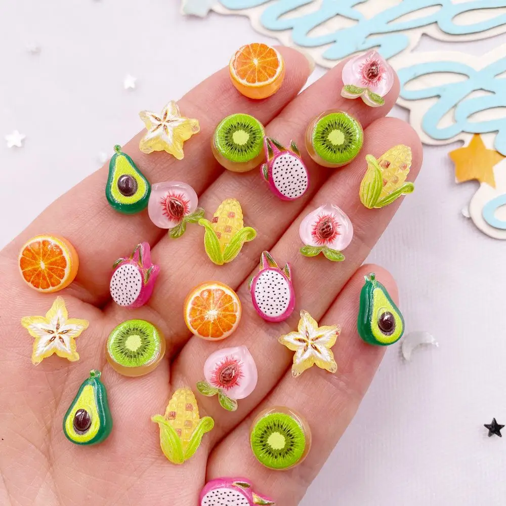50 pçs resina bonito mini colo - Art Craft Vegetables avaliação e preço